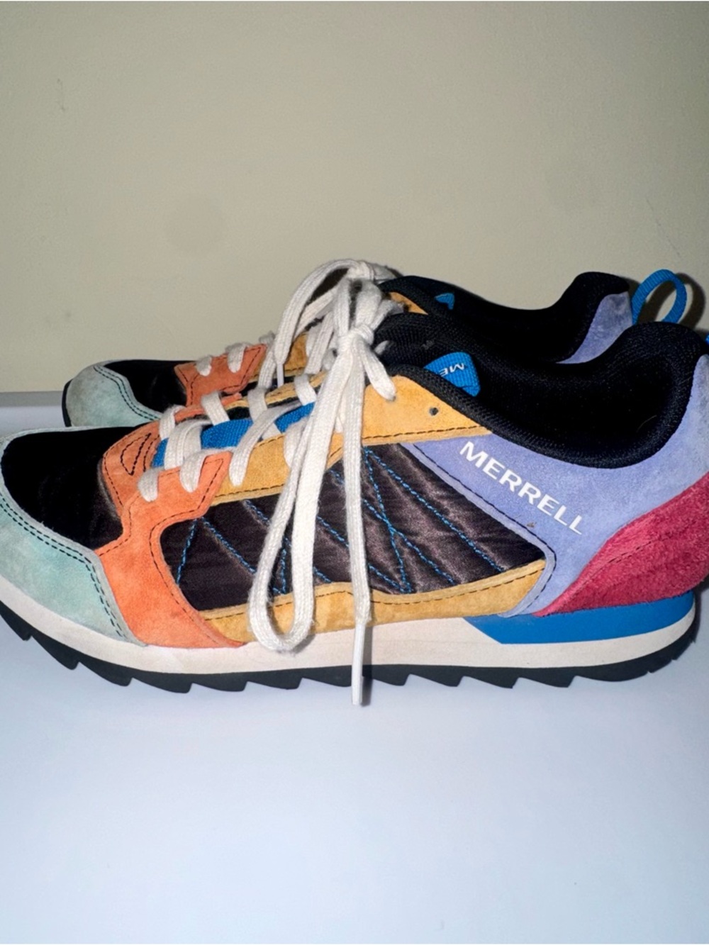 Merrell Alpine 83 Suede Colorblock Retro Sneakers - Picture 7 of 14